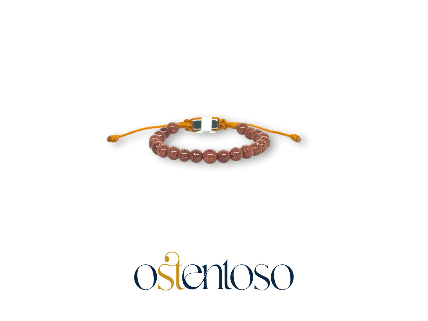 Pulsera Lluvia de oro esferica tamaño No. 6 mm.