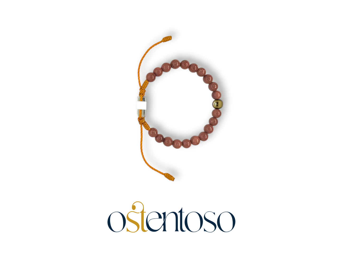 Pulsera Lluvia de oro esferica tamaño No. 6 mm.