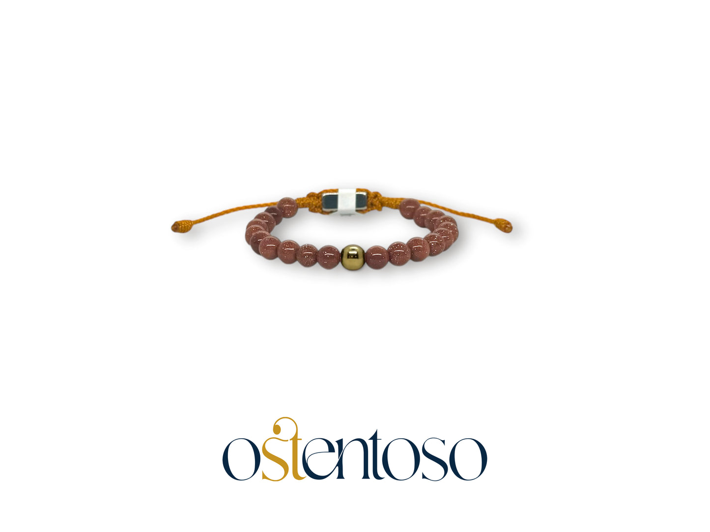 Pulsera Lluvia de oro esferica tamaño No. 6 mm.